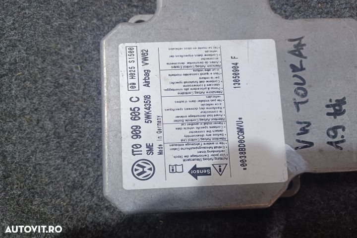 Calculator airbag 1T0909605C Volkswagen VW Touran 1 [2003 - 2006] Min - 4