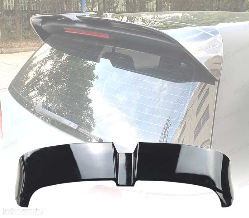 AILERON SPOILER VOLKSWAGEN VW GOLF 6 GTI 08-13 LOOK OETTINGER PRETO BRILHANTE - 1