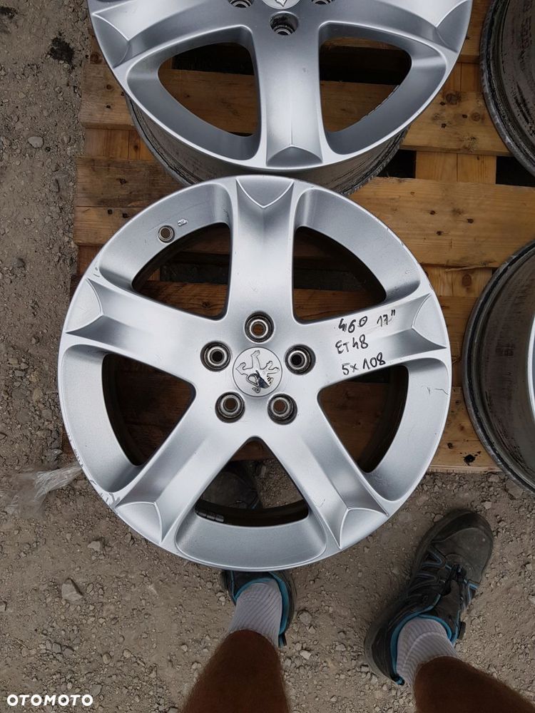 alufelgi dv138-t09 peugeot 407 607 508 7.0''x 17'' 5x108 et 48 - 7