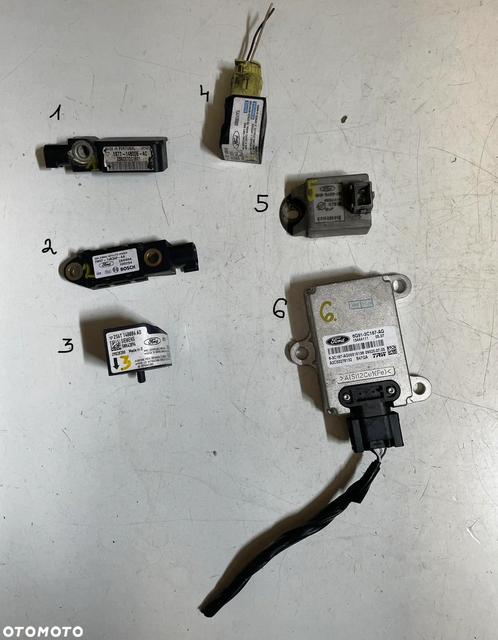 FORD ESP / CZUJNIK  UDERZENIA / SENSOR nr. 2 [ 2M5T - 14B342 - AA ] - 2