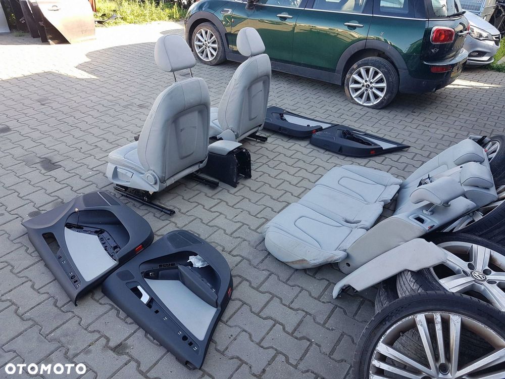 AUDI A4 B8 LIFT 11-15r KOMBI FOTELE SKÓRZANE KANAPA - 5