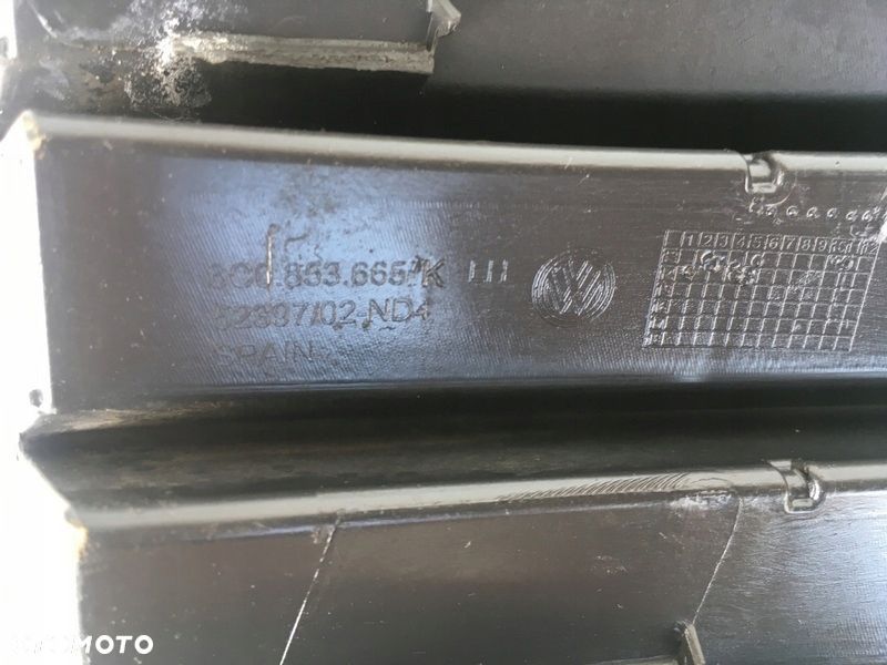 ATRAPA KRATKA ZDERZAKA VW PASSAT B7 10- LEWA CHROM - 2
