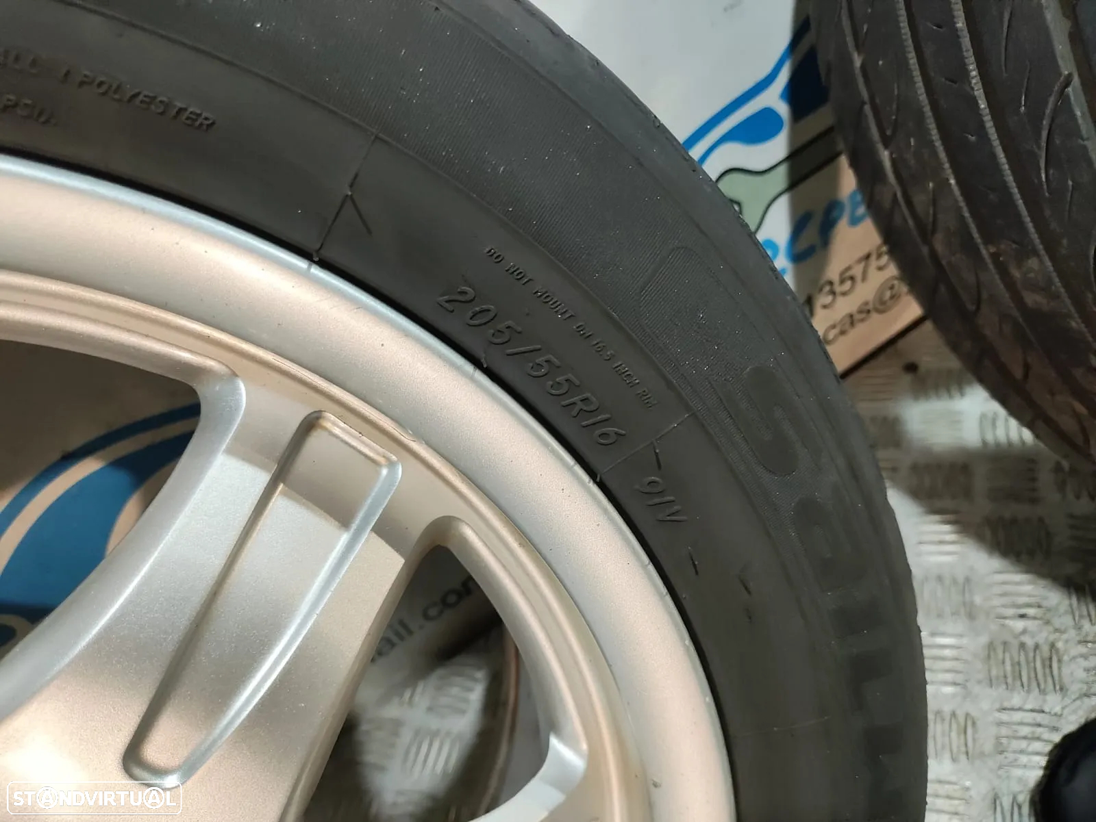 Jantes 16 Polegadas Originais Mercedes Benz - 5x112 - A1714010902 - CLK SLK R170 R171 Class C W202 W203 - 12