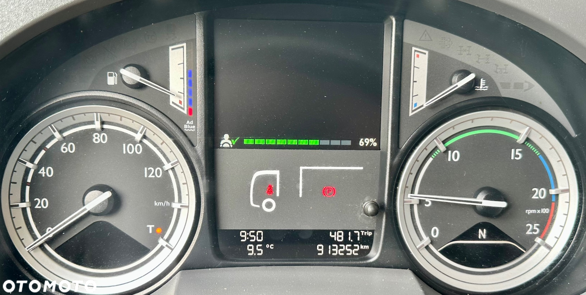 DAF XF460 SPACE CAB AUTOMAT STANDKLIMA FULLSPOJLERY XENON LED LONGCHASIS 2xALUTANK SKÓRA LODÓWKA WEBASTO 912000km FULLSERWIS DAF EURO 6 2016r IGŁA - 12