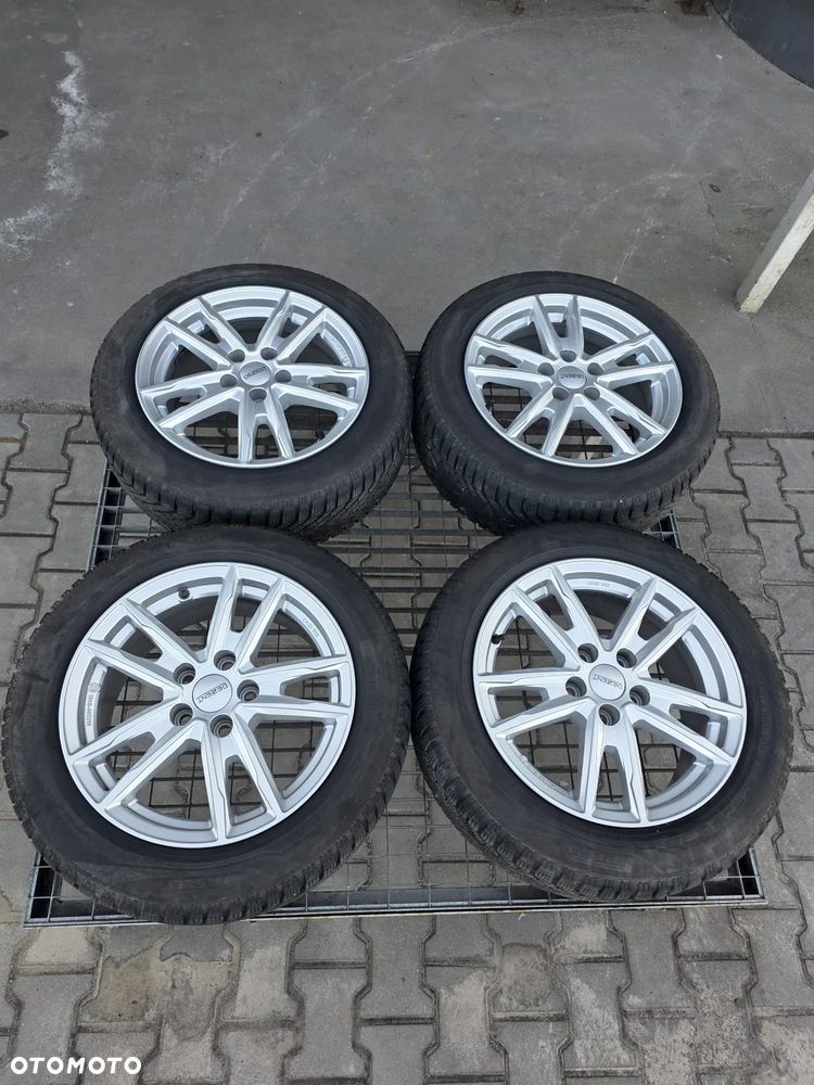 OPEL ASTRA L FORD VOLVO KOŁA R16 5X108 ET44 FELGI ALUMINIOWE OPONY ZIMOWE PIRELLI 205/55 - 1