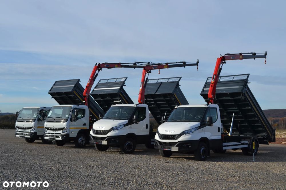 FUSO Canter 9C 7C 6C 4x4 Producent nadwozi Wywrot Kiper Wywrotka HDS Żuraw Fassi - 2