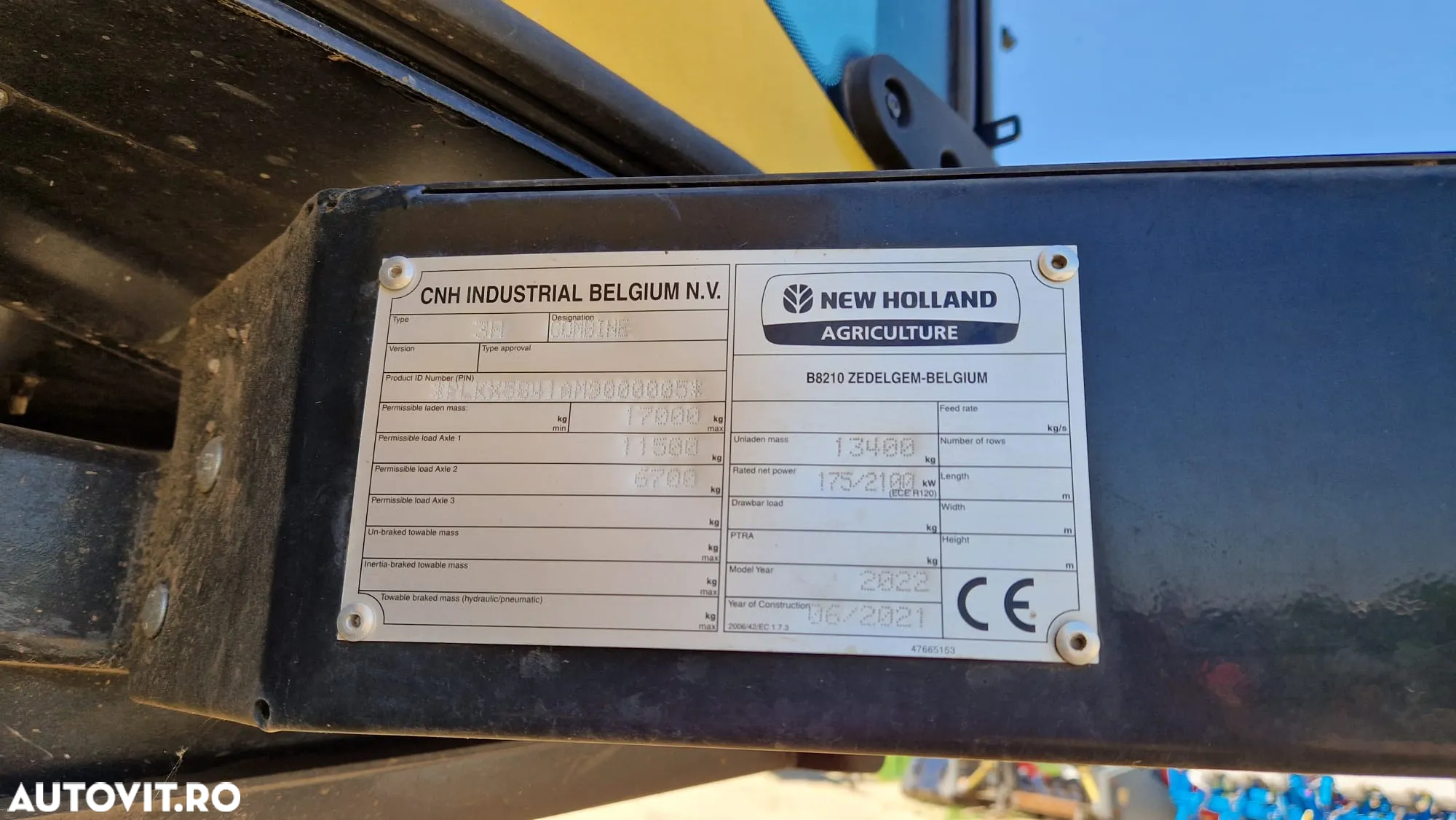 New Holland CX5.80 STAGE 5 ECHIPATA CU CANTAR SI SENZOR UMIDITATE - 28