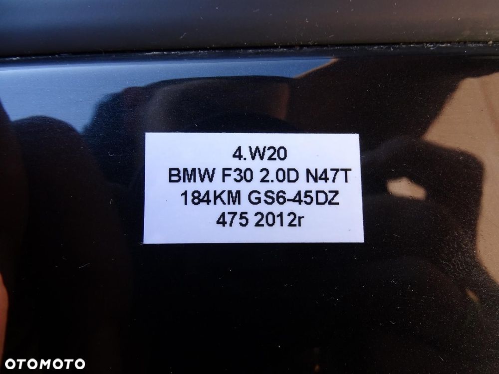 DRZWI LEWY TYŁ LEWE TYLNE BLACK SAPPHIRE 475 BMW F30 SERIA 3 11-18r - 16
