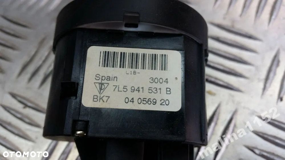 PORSCHE CAYENNE 7L 03-06R PRZELACZNIK SWIATEL 7L5941531B - 2