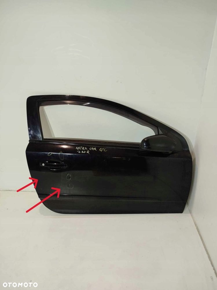 DRZWI PRAWY PRZÓD PRAWE PRZEDNIE OPEL ASTRA H GTC 04-08 Z20R - 1