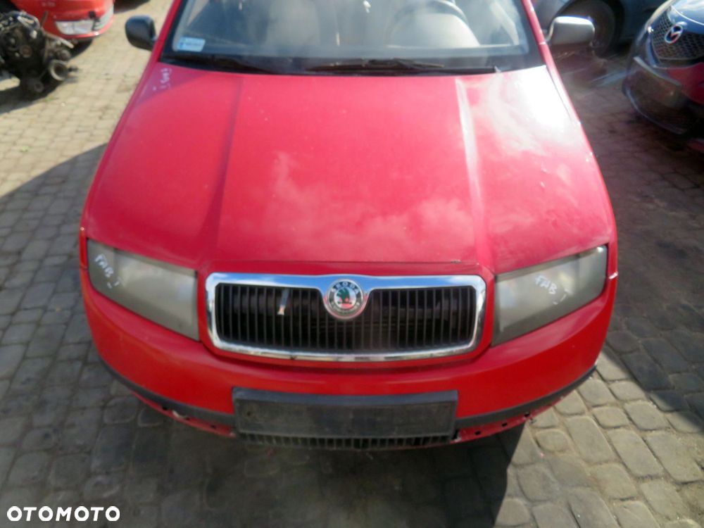 MASKA ZDERZAK BŁOTNIKI LAMPY FABIA I 6Y 8151  SKODA 1999-2004 CZERWONY CORRIDA PRZÓD KOMPLETNY - 2