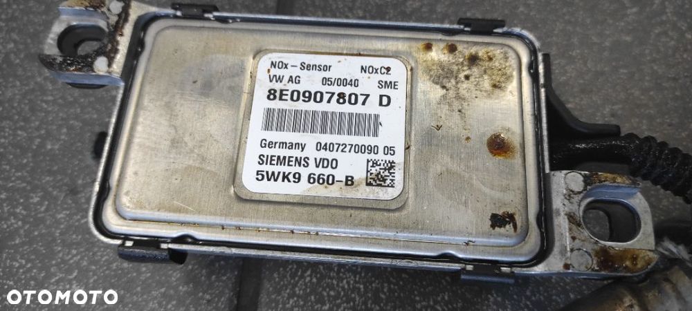 CZUJNIK SPALIN SONDA NOX 2.0 FSI AUDI A4 B6 AWA 8E0907807D - 2