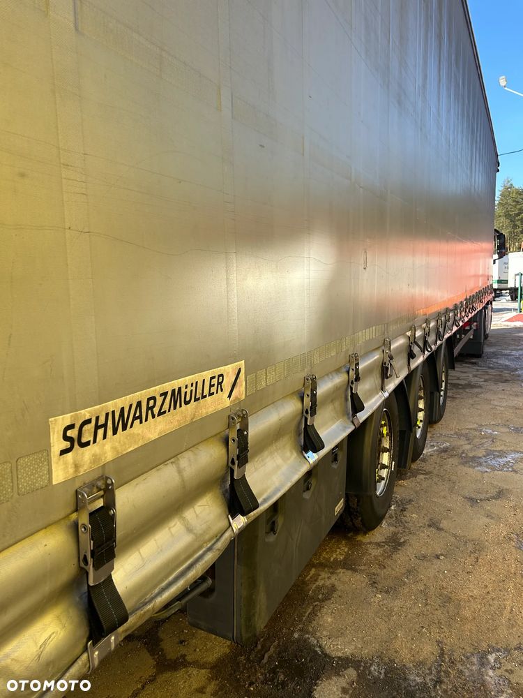 Schmitz Cargobull SCHWARZMULLER FIRANKA / MEGA LIGHT / OŚ PODNOSZONA / OPONY R 19.5 / PODNOSZONY DACH / DWA KOŁA ZAPASOWE / 2016 ROK !! - 20