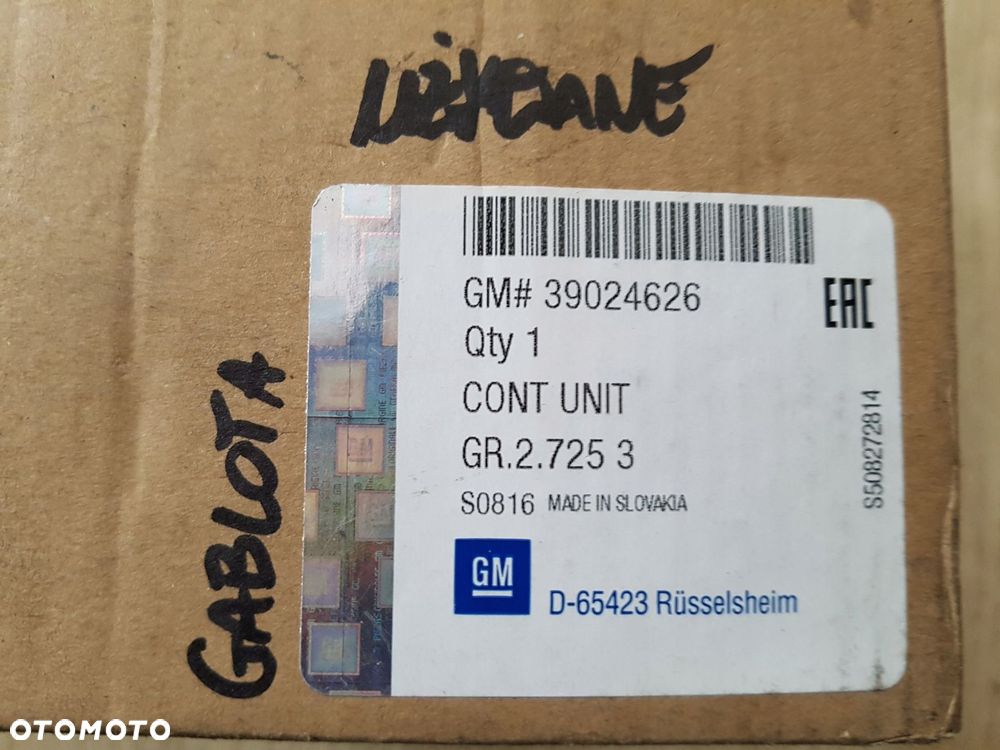 opel astra 5 k moduł przetwornica led 39024626 - 5