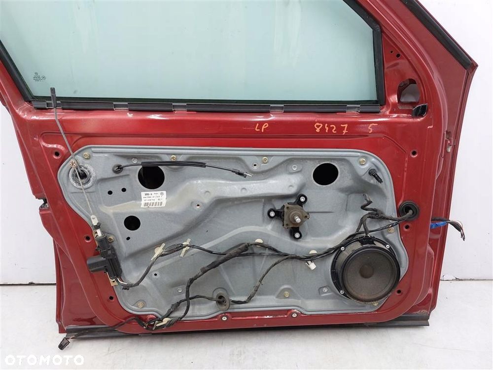Drzwi przednie lewe przód VW Golf IV 1997-2003 LC3K CZERWONE 5 DRZWI - 15