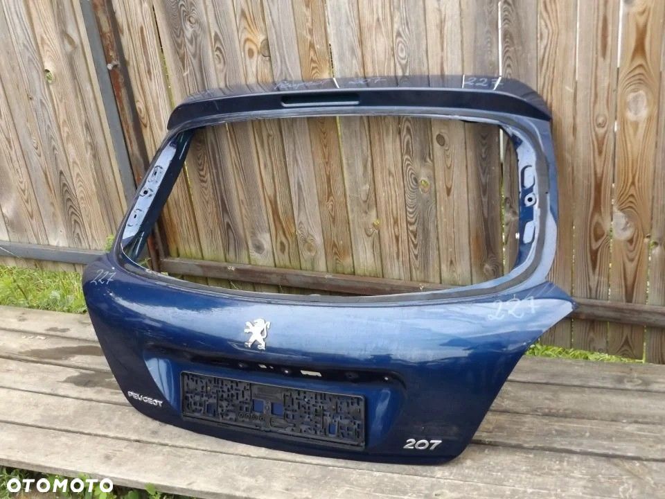 KLAPA TYŁ TYLNA PEUGEOT 207 HATCHBACK 2006- - 3