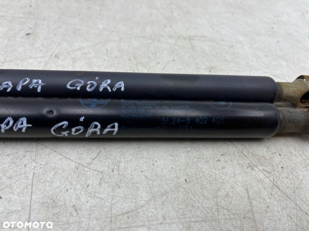 Siłownik BMW X5 E53 99-06r. teleskop sprężyna gazowa bagażnika klapy górnej KOMPLET 8402405 - 7
