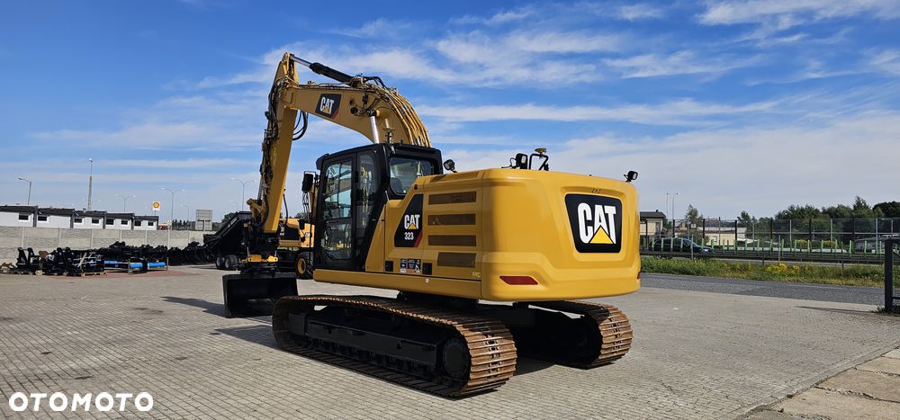 Caterpillar 323 Next Gen głowica Engcon Leica MCP80 szczypce - 3