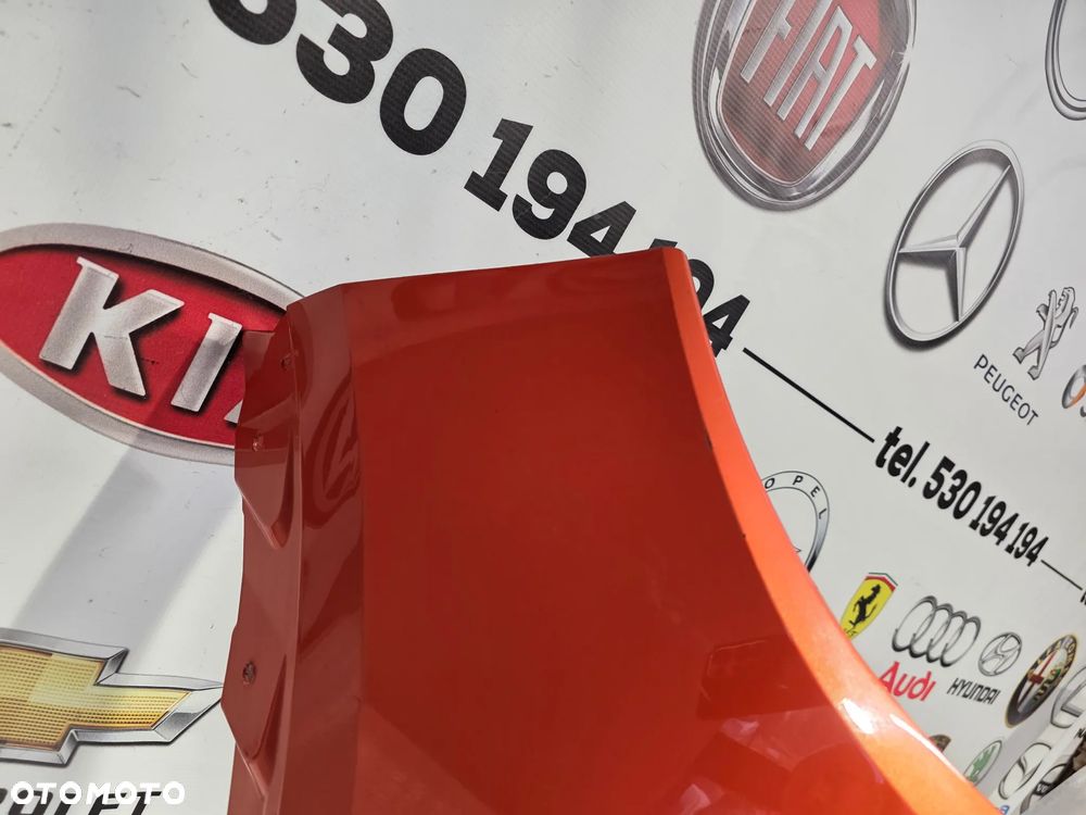 OPEL CROSSLAND X 16- ŁADNY ZDERZAK PRZEDNI PRZÓD NA 6xPDC POMARAŃCZOWY METALIK NR 39097370 + 39097371 NR AUKCJI NZ2081 - 3