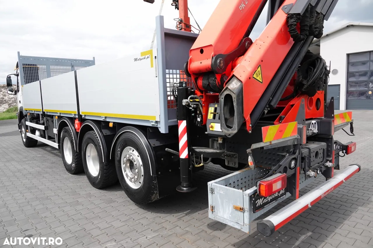 Volvo FMX 460 / 8X4 / TRIDEM /  7.75 M TRANSMISIE / HDS PALFINGER PK 24.001 / PILOT / PRELUNGIE -12.5M / AXIE LIFTATOR / EURO 6 / IMPORTAT - 13