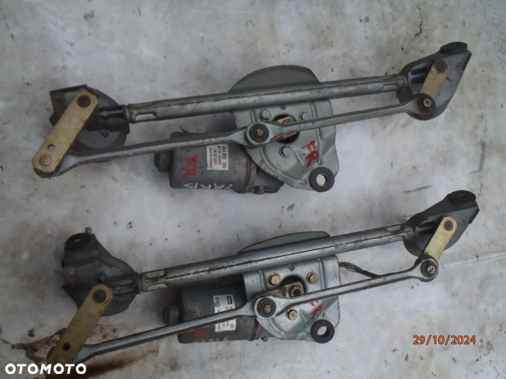 mechanizm ramiona cięgna cięgno trzpień frez wycieraczek silniczek Mechanizm ramiona toyota yaris I fr japan  ORYGINAL JAK NOWY nie wypracowane - 7