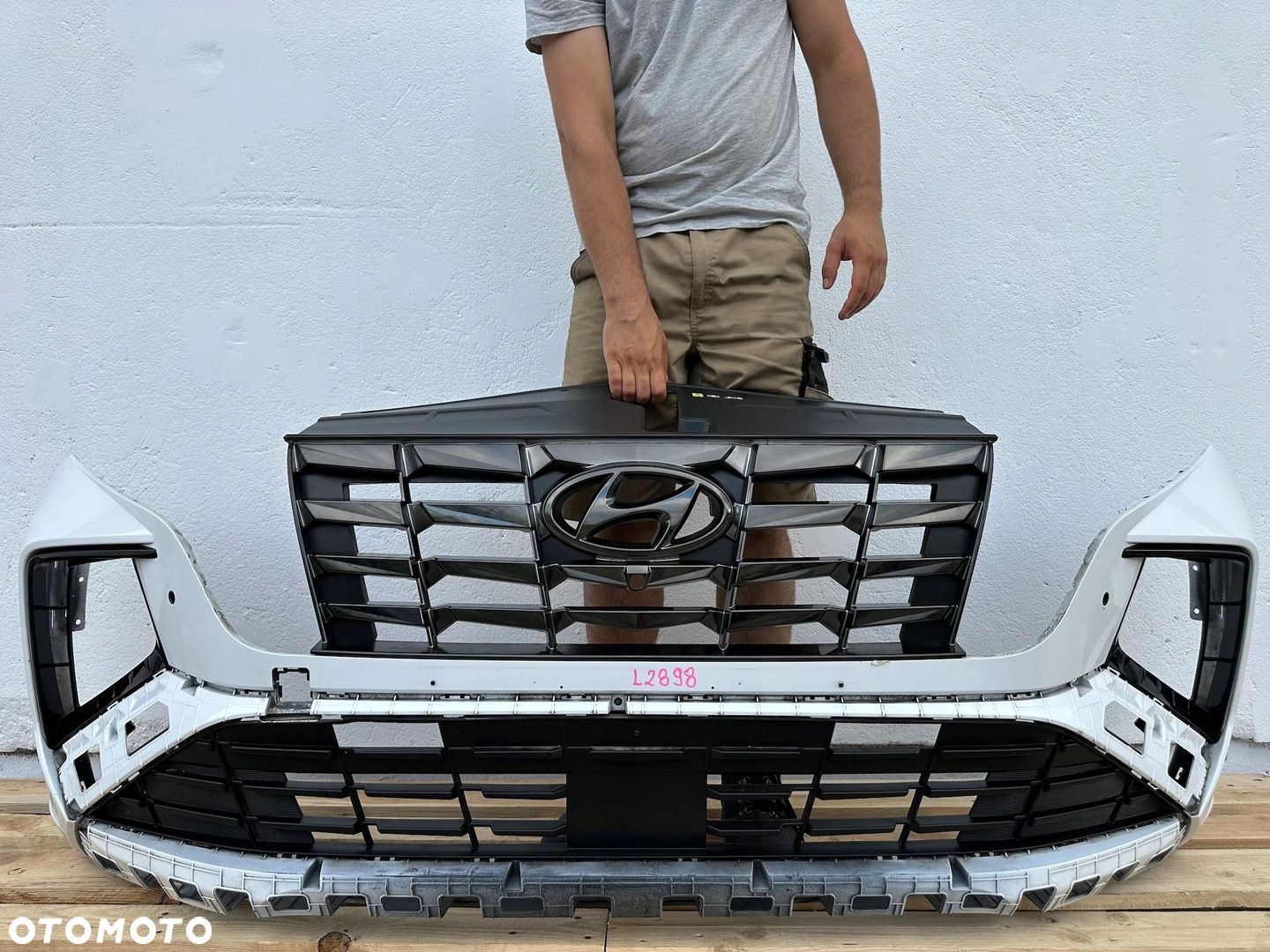 ZDERZAK PRZÓD PRZEDNI HYUNDAI TUCSON IV 20- N-LINE GRILL KRATKA 86531-N7DA0 - 1