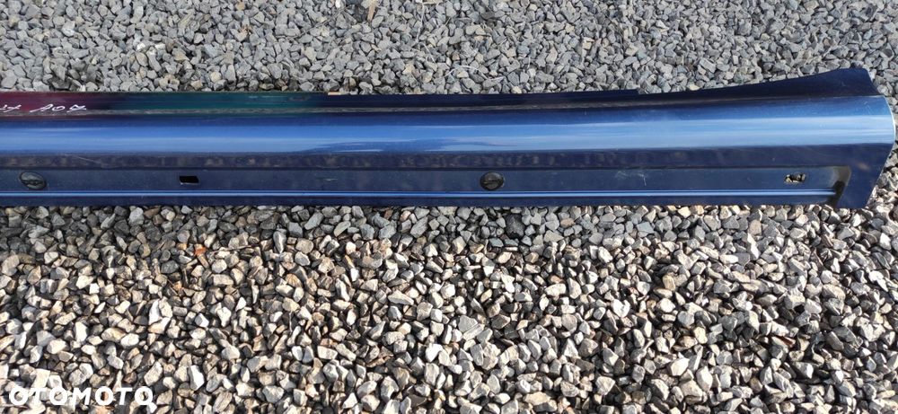 LISTWA PROGOWA LEWA PRAWA KOMPLET BMW E46 COUPE A07 MYSTICBLAU LIFT - 5