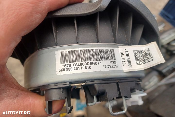 Airbag volan / sofer 5K0880201H81U 5K0880201H81U Volkswagen VW Golf 6 - 6