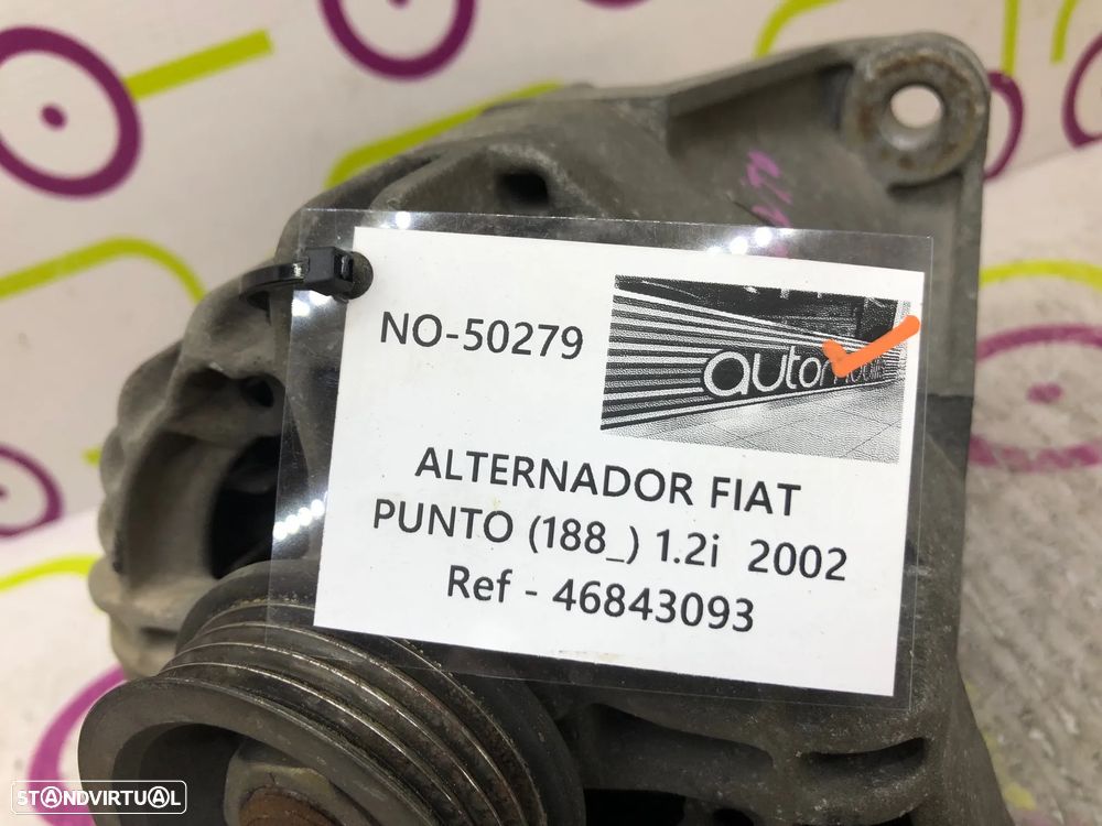 Alternador FIAT PUNTO 1.2i (188_) Ref. 46843093 - NO. 50279 - 5