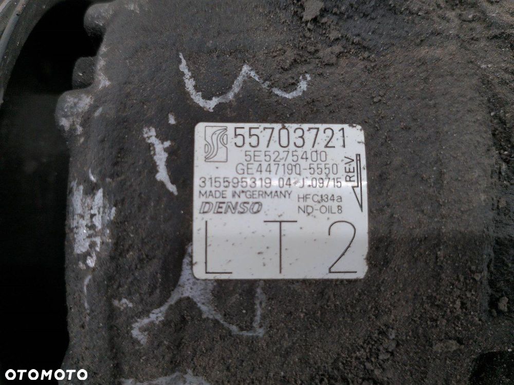SPRĘŻARKA KLIMATYZACJI OPEL CORSA D 55703721 5E5275400 447190-5550  DENSO - 1