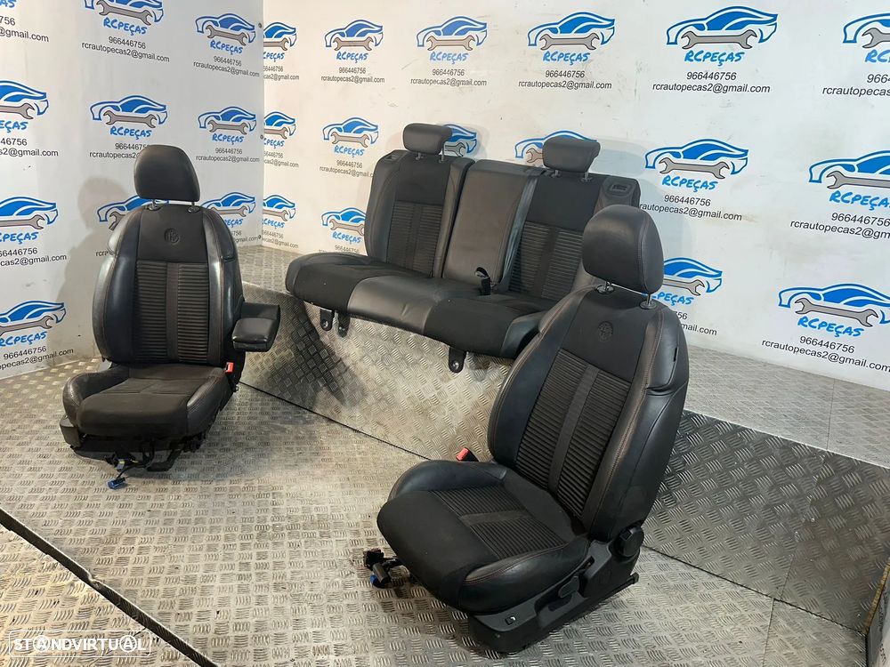 Conjunto Bancos Aquecidos Pele Tecido Alfa Romeo Giulietta 2010 - 2016 - 4