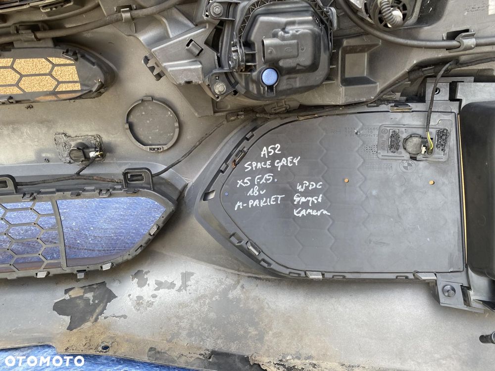 BMW X5 F15 M-PAKIET A52 ZDERZAK PRZÓD PRZEDNI 4szt PDC KAMERA SPRYSKIWACZ - 3