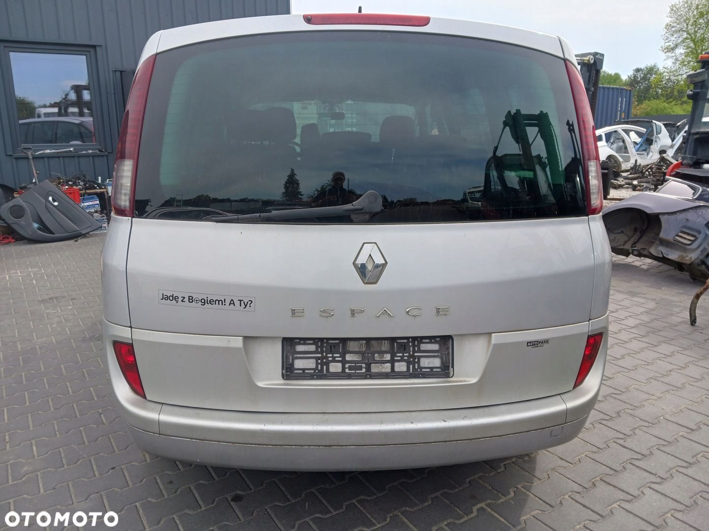 KLAPA SZYBA BAGAŻNIKA TYŁ RENAULT ESPACE IV 4 LIFT TED69 2008 ROK - 1