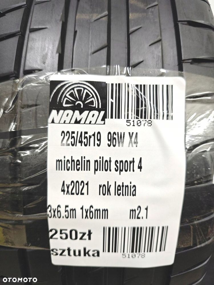 225/45r19 michelin 2021 opony letnie 6,5mm 51078 - 10