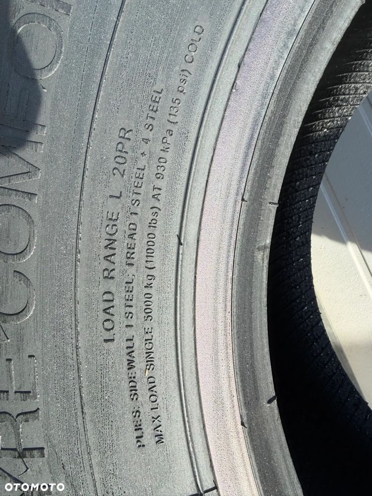 Nowe opony KRONE 18mm bieżnika 385/65 22.5' - 9