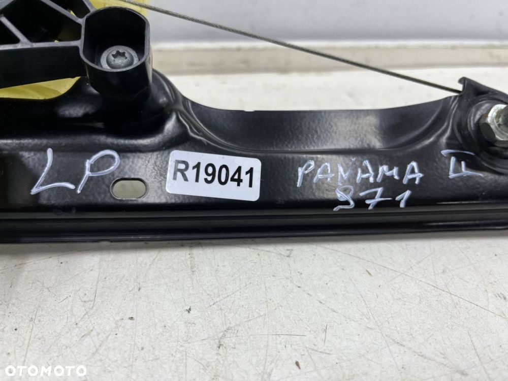Podnośnik szyb Porsche Panamera 971 16-23r. lewy przedni mechanizm podnoszenia szyb silniczek przód - 6