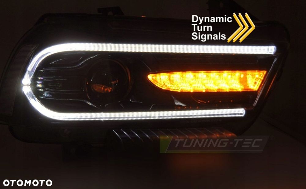 Reflektor Lampa kpl Vland Dayline LED Neon Tuning Dodge Charger Lift 2011- - 6