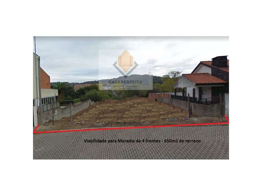 Terreno para moradia de 4 frentes - Canelas - Grande imagem: 2/4