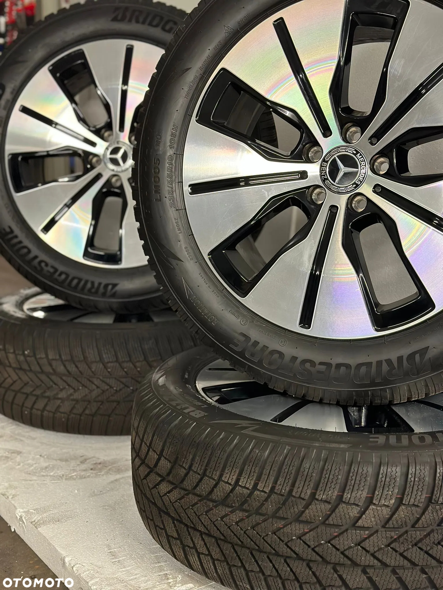 Koła Zimowe Mercedes EQC A293 + 235/55R19 Bridgestone Blizzak LM005 - 3