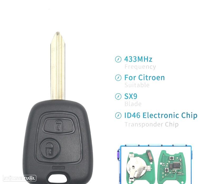 CHAVES COMPLETA PARA CITROEN SAXO XSARA PICASSO BERLINGO - 1