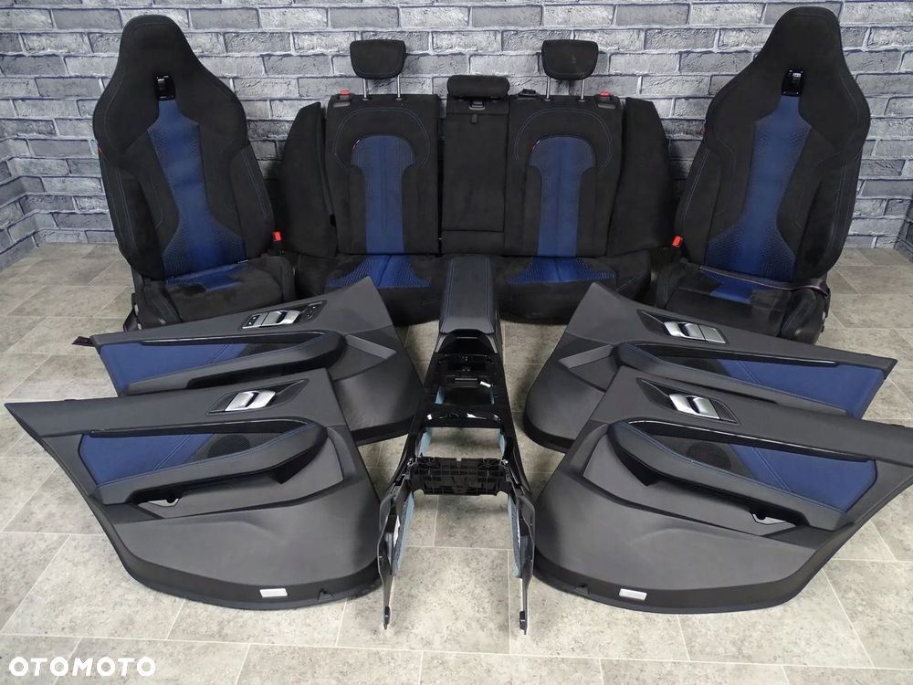 BMW F40 FOTELE KANAPA BOCZKI TUNEL ŚRODEK WNĘTRZE M PERFORMANCE ALCANTARA - 1
