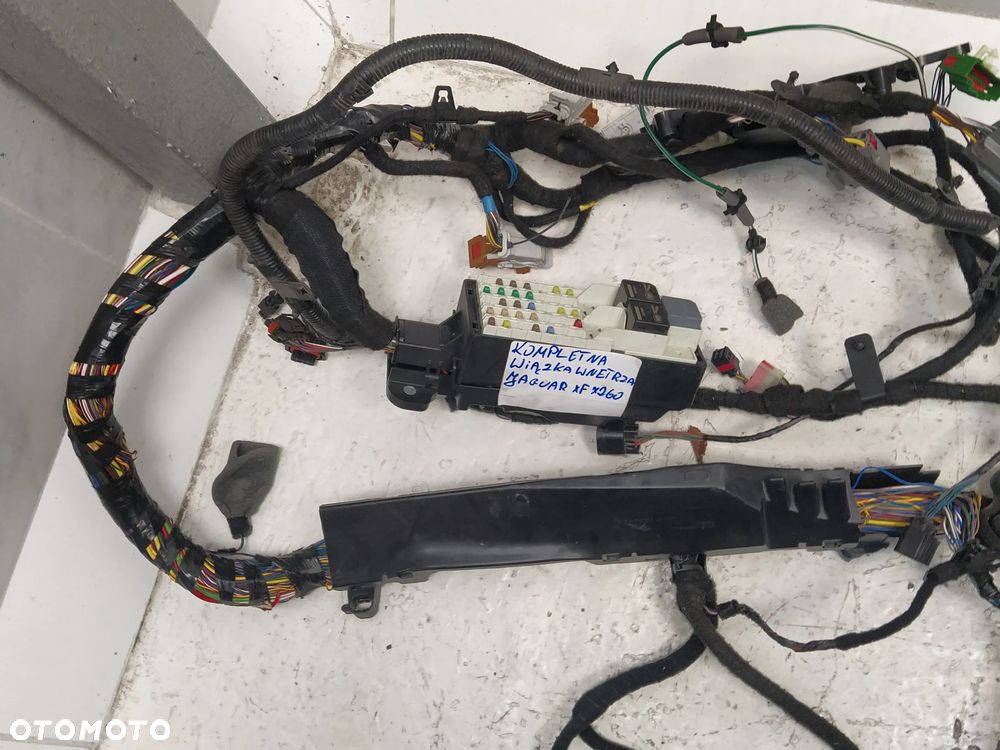 JAGUAR XF X260 2.0 PRZEWODY KABLE INSTALACJA WIĄZKA WNĘTRZA AUTOMAT LAMPY XENON EUROPA ORYGINAŁ - 8