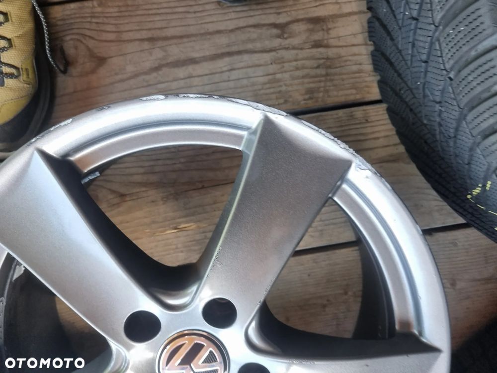 VW PASSAT,TIGUAN,SEAT ALHAMBRA,SKODA,AUDI A4 alu 7X17 ET38 5X112 db stan - 6