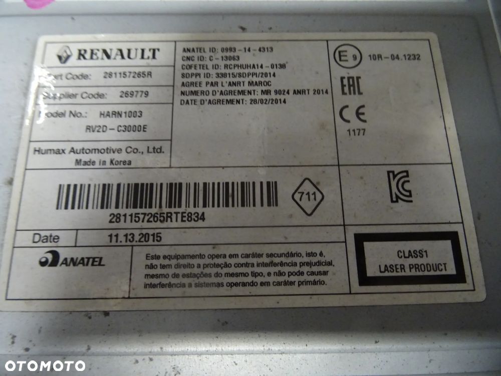 DACIA DOKKOER LODGY INNE CD RADIO + RAMKA ROWNIEZ INNE CZESCI PYTAC - 2