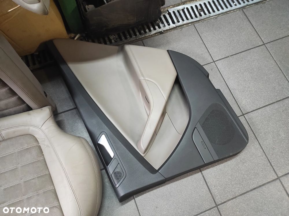VW PASSAT B6 KOMBI SKÓRA JASNA LATTE IDEALNA FOTELE SKÓRZANE TAPICERKA SIEDZENIA KOMPLET BOCZKI KANAPA PODŁOKITNIK FOTEL OPARCIE KIEROWCY ELEKTRYCZNY PODGRZEWANE GRZANE EUROPA WYSYŁKA !!! - 6