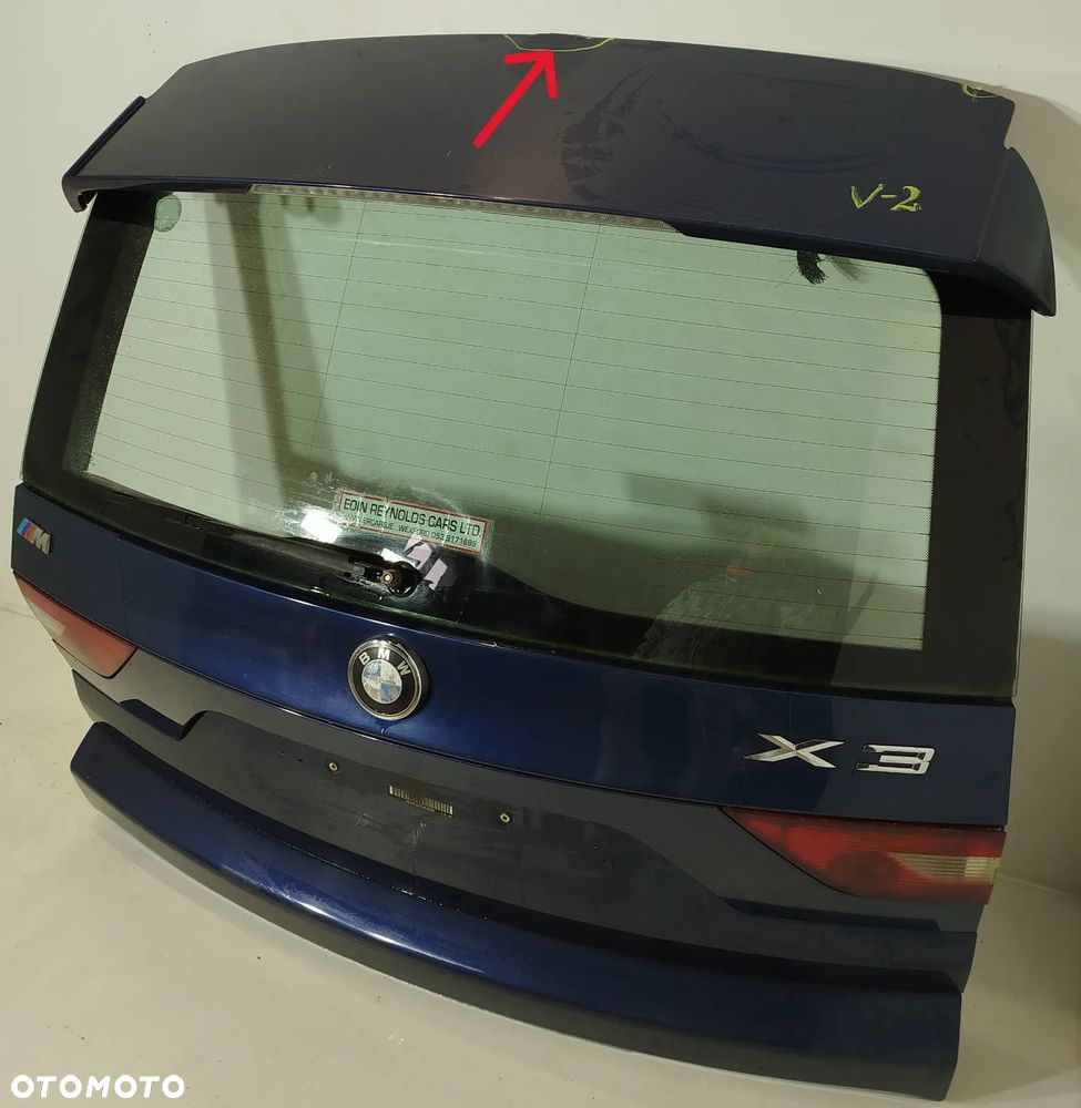 klapa tylna tył BMW X3 E83 03-09 - 2