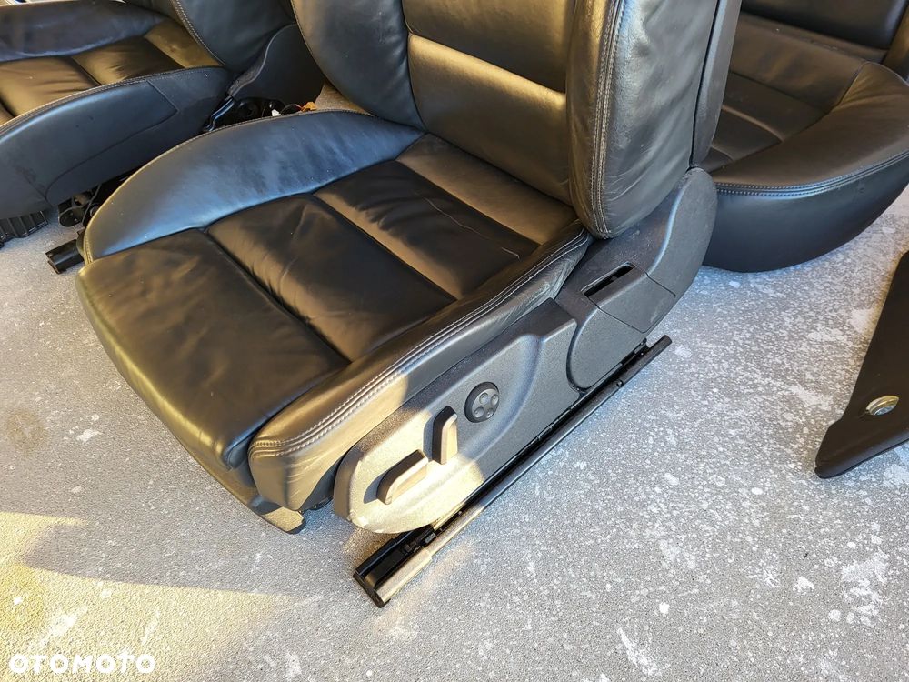 AUDI A6 C6 LIFT FOTELE PRZÓD KANAPA SPORTOE SKÓRZANE ELEKTRYCZNE BOCZKI KPL - 12