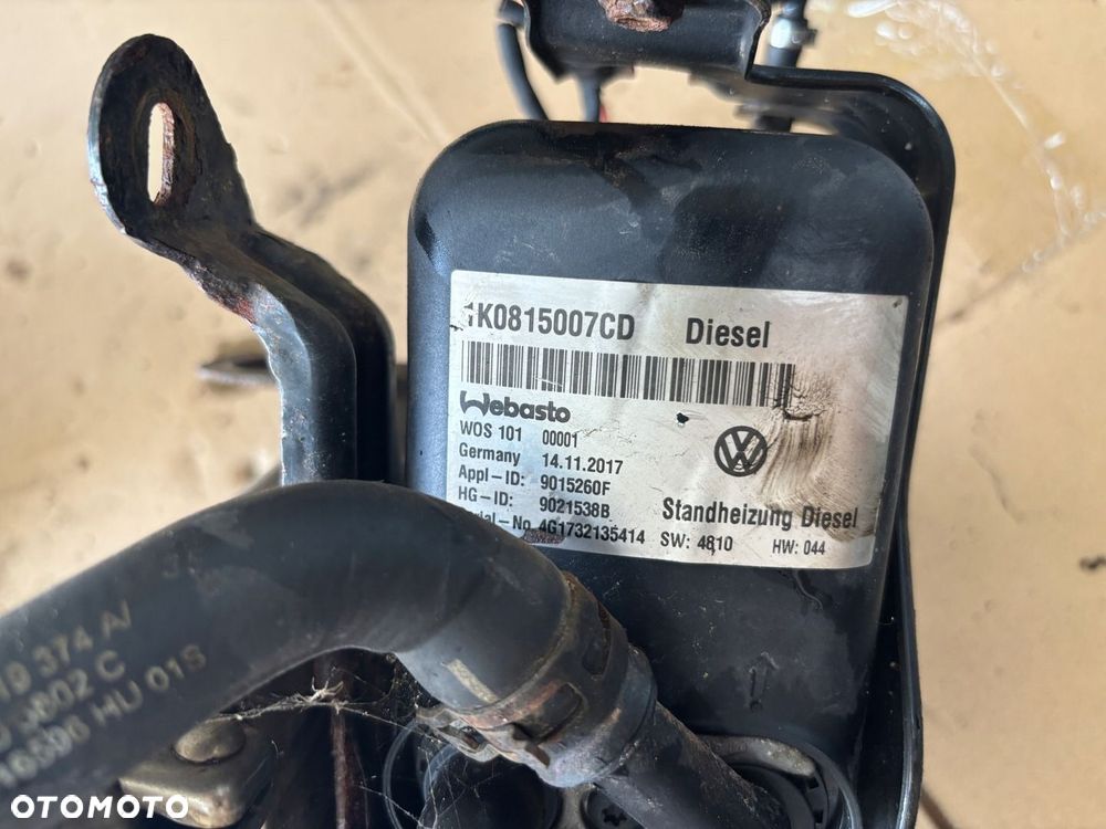 VOLSKWAGEN TOURAN I LIFT FL OGRZEWANIE POSTOJOWE WEBASTO 1K0815007CD - 7