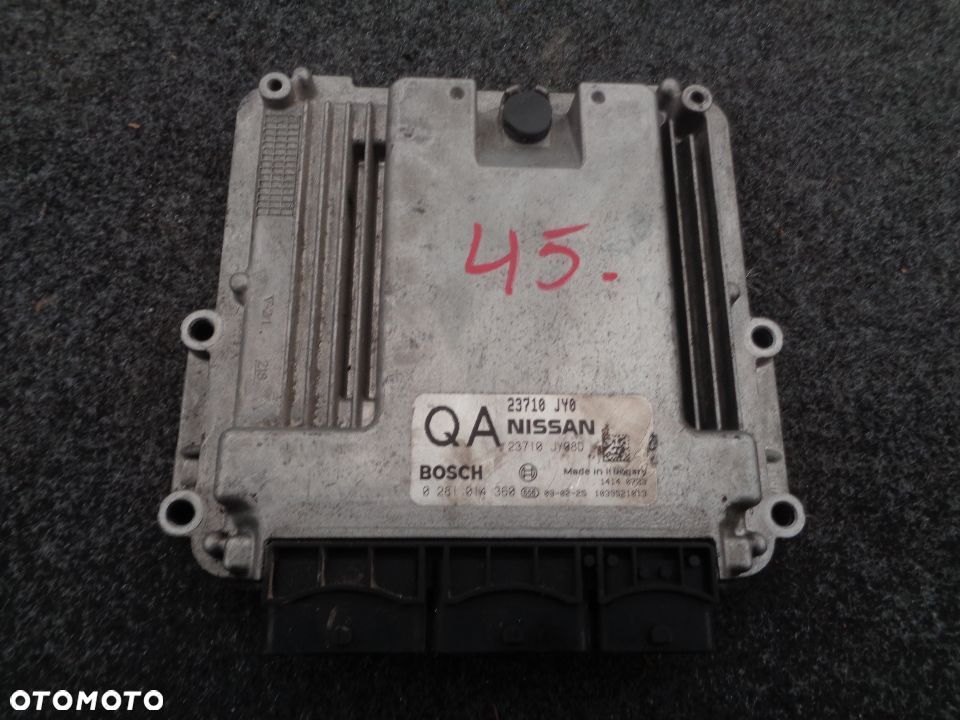 RENAULT KOLEOS 2.0 DCI KOMPUTER STEROWNIK SILNIKA 0281014360 / 23710-7Y08D