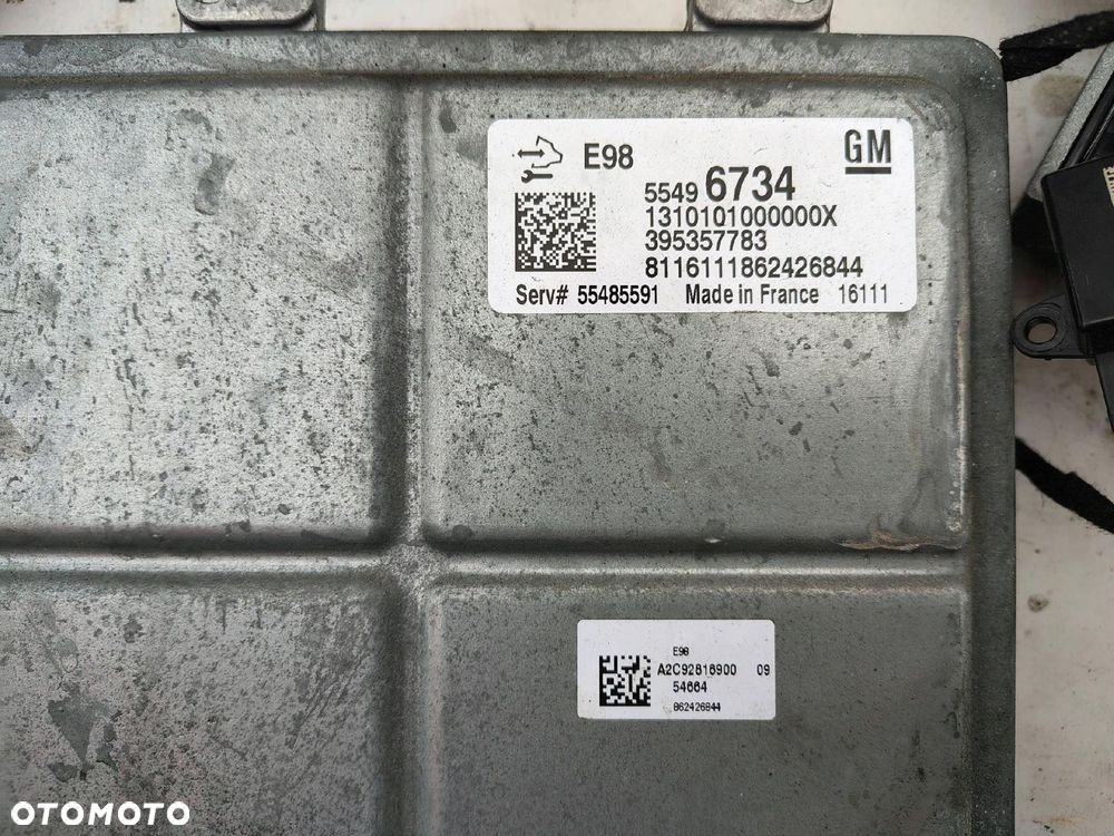 KOMPUTER SILNIKA 55496734 KOMPLET ZESTAW OPEL ASTRA 5 V K 1.6 CDTI BI-TURBO - 2